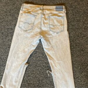 American Eagle Outfitters Skinny Jeans in Light Gray